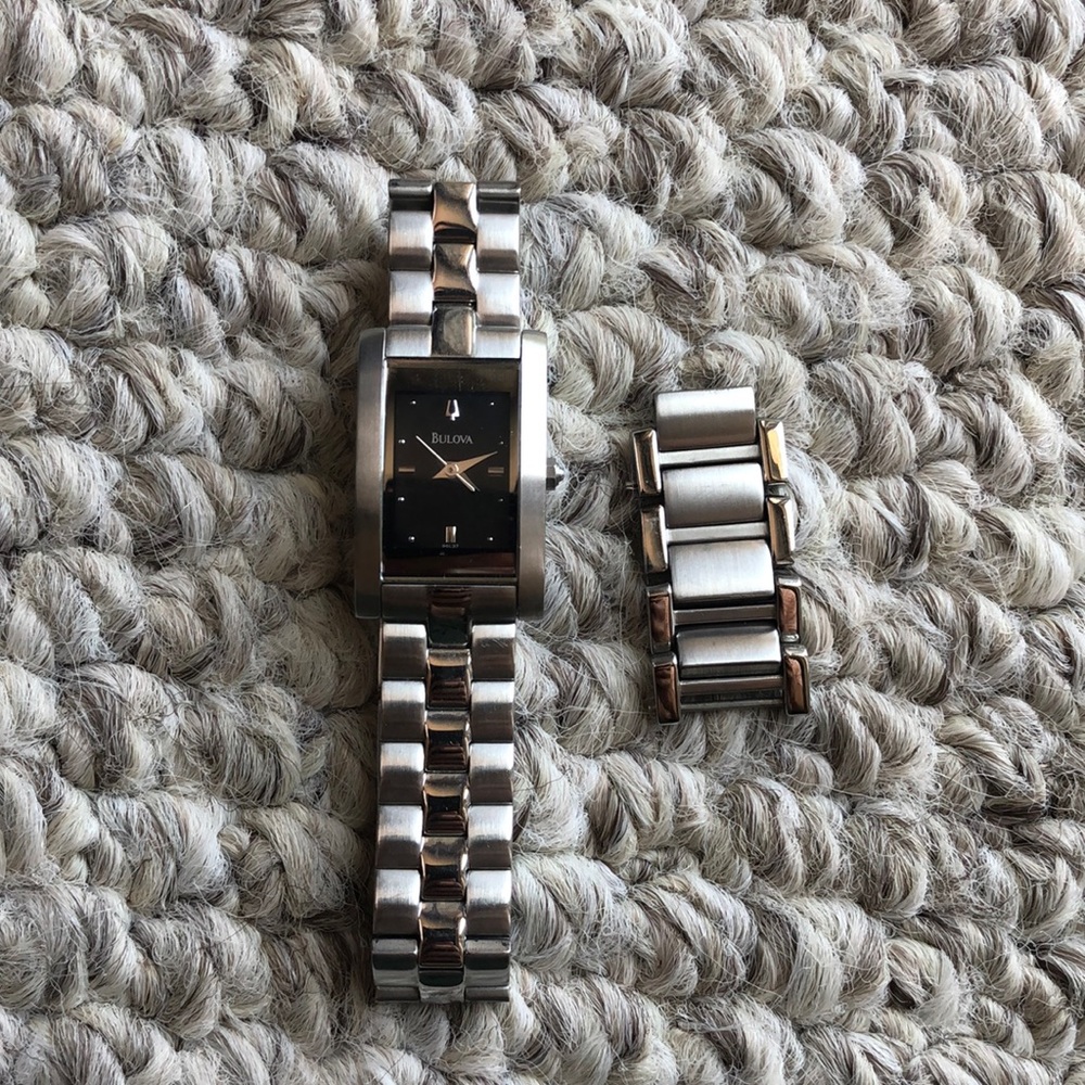 COPY - Bulova watch stainless steel water resistant